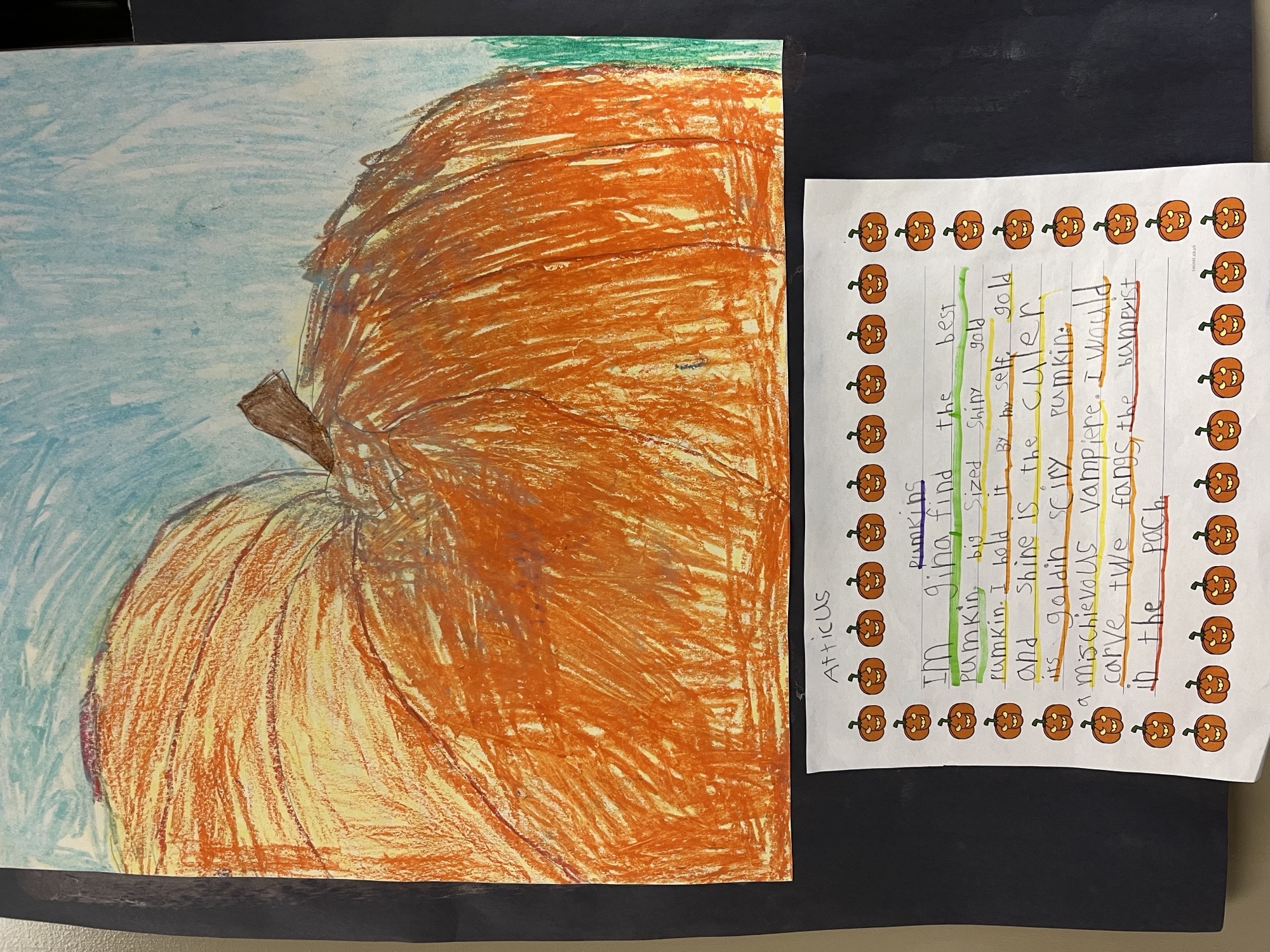 Pumpkin Writing Two