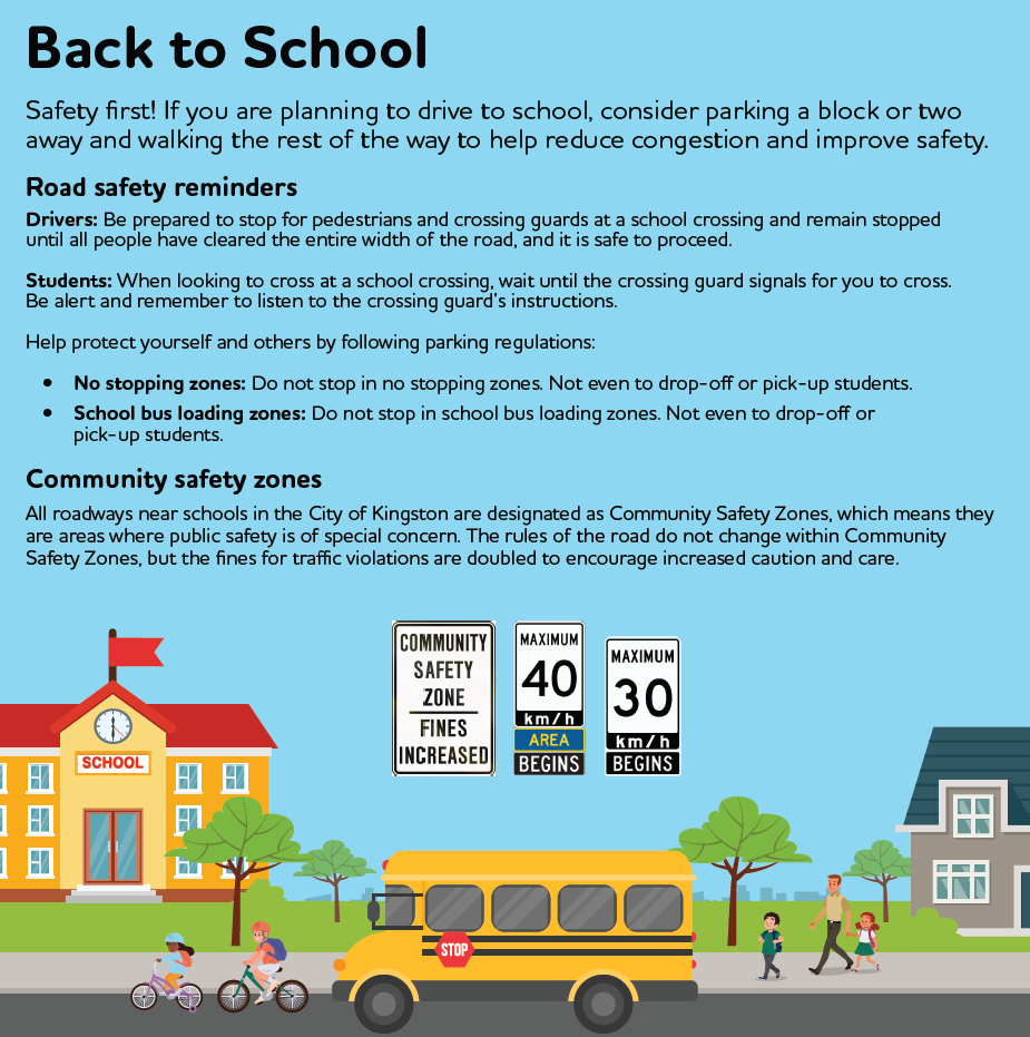 Back to School Parking Infographic