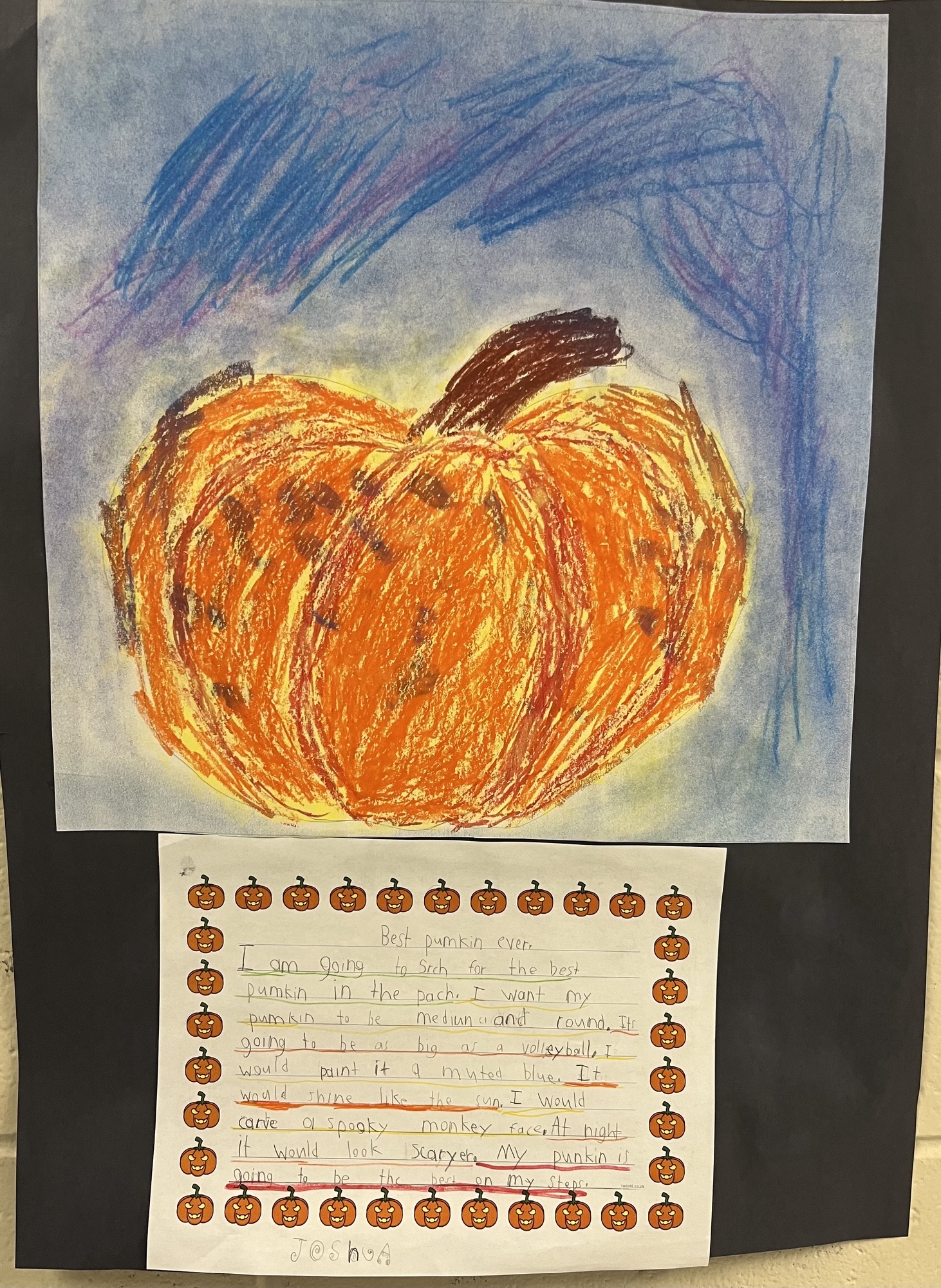 Pumpkin Writing One